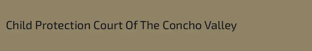 Child Protection Court Of The Concho Valley